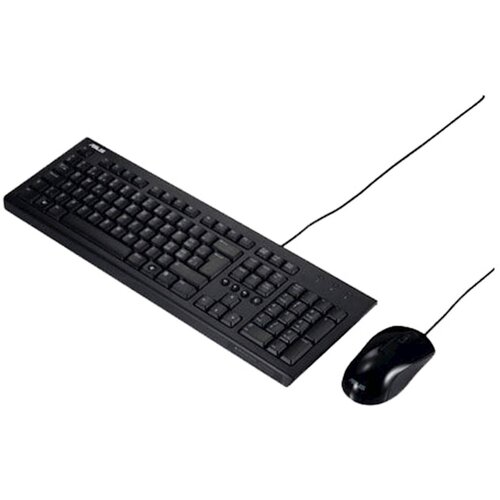 Asus TASTATURA + MIŠ Set U2000 žična crna, 1000 dpi, 150cm. Cijene