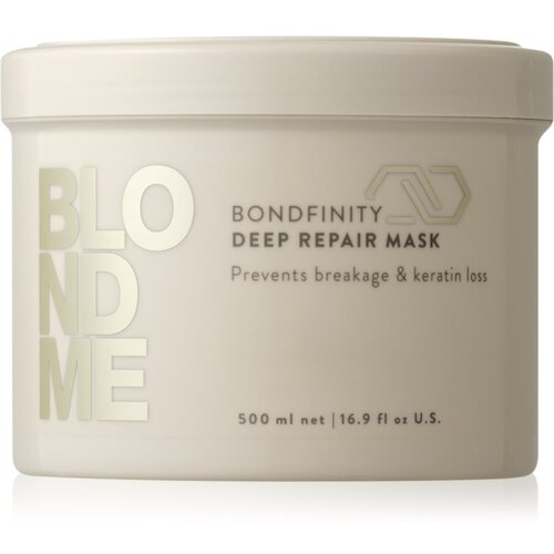 Schwarzkopf Professional Blondme Bondfinity Deep Repair Mask globinsko regeneracijska maska 500 ml Cene