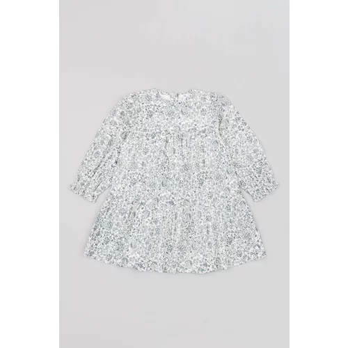Zippy Dječja haljina boja: bijela, mini, širi se prema dolje
