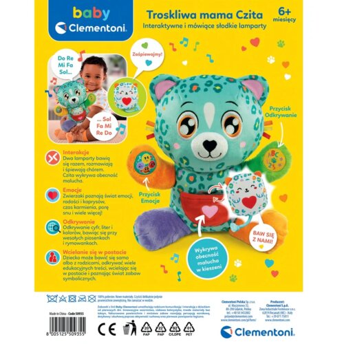  slatka leoparda Brižna mama Chita poljski jezik Clementoni 50935 Slike