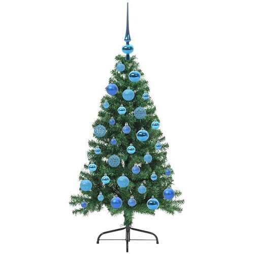  Umjetno predsvijetljeno božićno drvce Zelena 120 cm PVC Slike