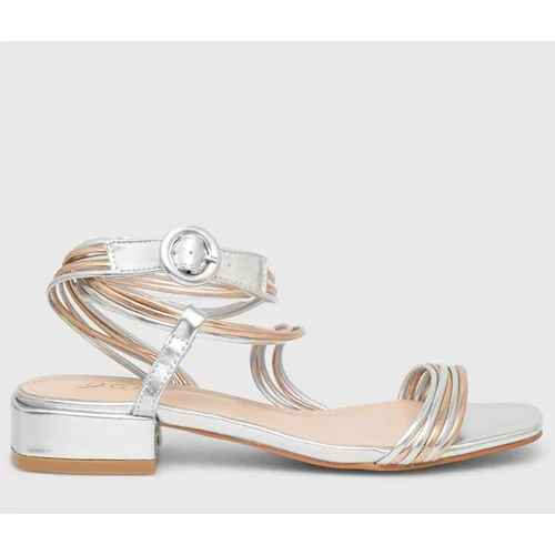 Answear Lab Sandale za žene, boja: srebrna