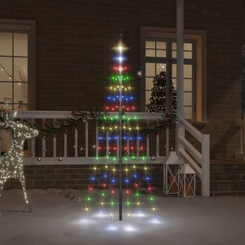  Božićno drvce na stijegu 108 LED žarulja šarene 180 cm