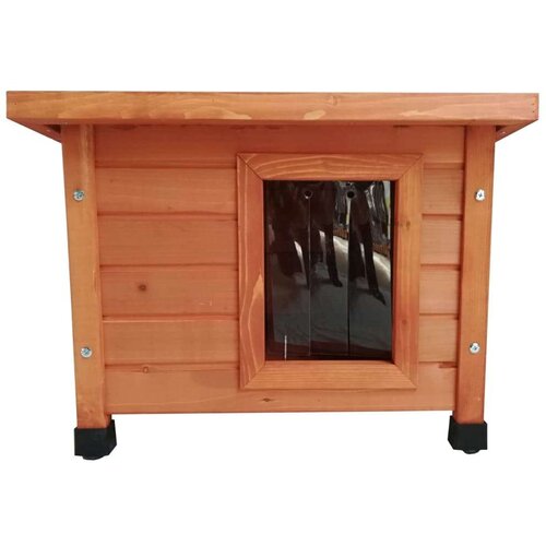 @Pet vanjska kućica za mačke XL 68 5 x 54 x 51 5 cm drvena smeđa Slike