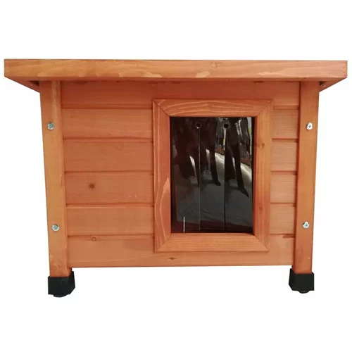  @Pet vanjska kućica za mačke XL 68 5 x 54 x 51 5 cm drvena smeđa