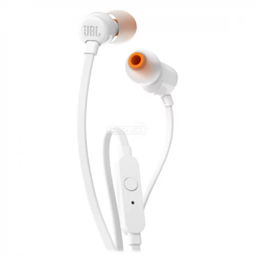 Jbl T110 Pure Bass In-Ear Headphones white