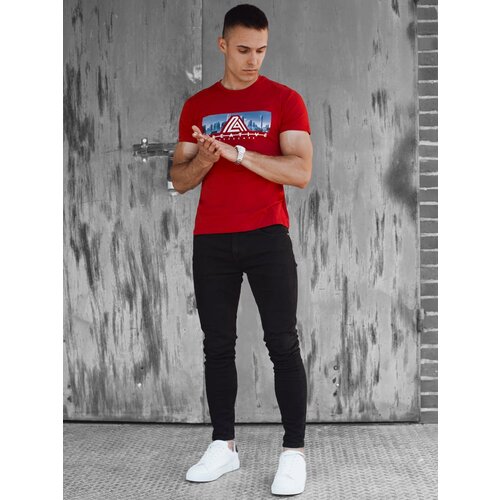 DStreet Red Men&amp;#039;s T-Shirt Slike