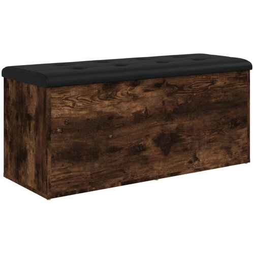  Klupa za pohranu boja hrasta 102x42x45 cm od konstruiranog drva Slike
