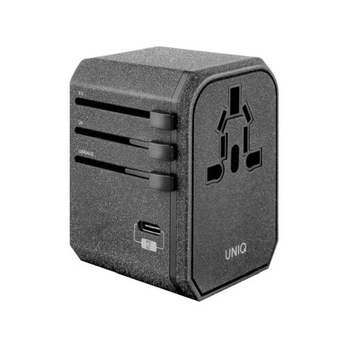 Uniq VOYAGE LITHOS 33W POTOVALNI NAPAJALNIK 2XUSB PD QC 3.0 SIVA, (21974840) Cene