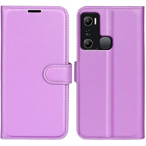 INORCO Ovitek za mobilni telefon Infinix Hot 20i 4G Litchi tekstura denarnica preklopno stojalo PU usnjen ovitek za telefon, (22033207) Slike