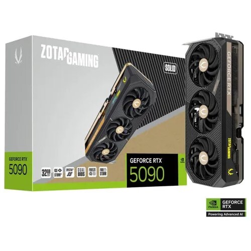 Zotac svga geforce rtx 5090 solid 32GB GDDR7 512bit, ZT-B50900D-10P Cene