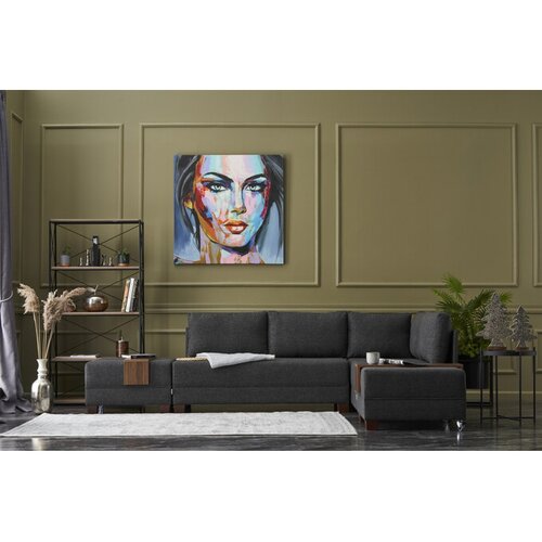 Atelier Del Sofa SEDE�NA GARNITURA SANTORINI (VE� BARV) - Antracit - Desna Cene