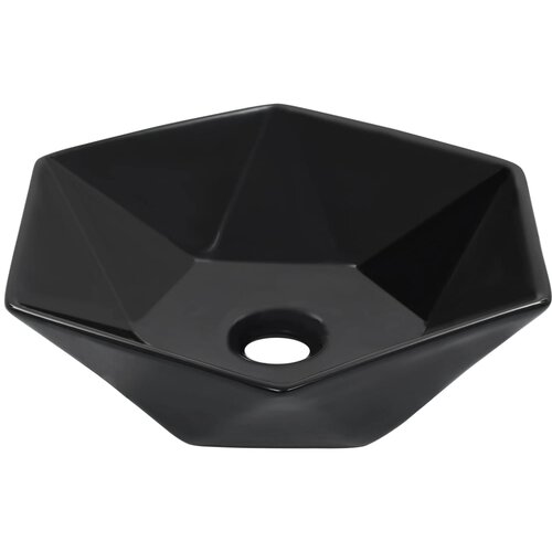  Umivaonik 41 x 36,5 x 12 cm keramički crni Cene