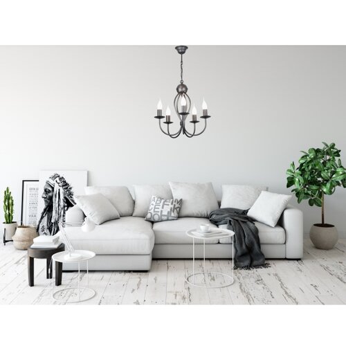  Luster na lancu ARTHUR 5xE14/40W/230V Slike