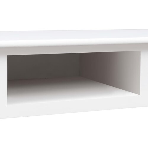  Pisaći stol bijeli 110 x 45 x 76 cm drveni Slike