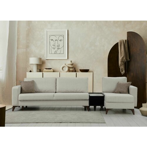 Atelier Del Sofa kristal rest marble set - beige beige sofa set Slike