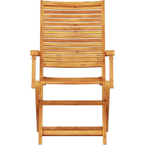  Sklopivi bistro set 3 kom. Smeđa Čvrsto drvo akacije Slike