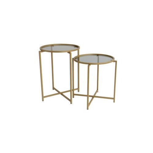 Woody Fashion S406 - gold goldfume coffee table set Slike