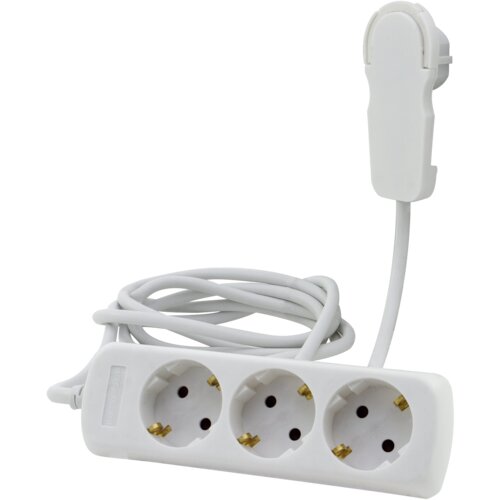 REV Multiple Socket Outlet 3-fold 2m white Slike