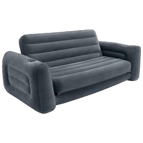 Intex Raztegljive zofe Canap&amp;eacute; convertible Pull-Out gonflable gris Siva Slike