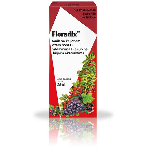 Floradix® tečna formula sa gvožđem i vitaminima, 250ml Slike