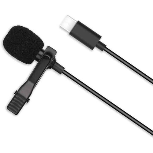 XO mikrofon za mobilne telefone s priključkom usb-c črn Slike