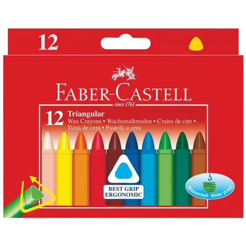  Voščenke faber-castell trioglate 1/12 FABER-CASTELL