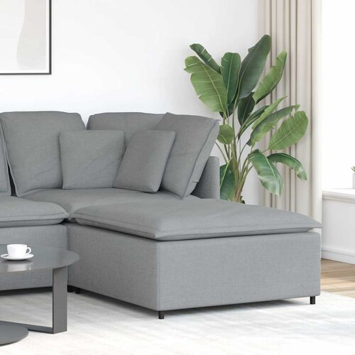  Modularni kauč s podnožjem, svijetlo sivi 100x100x48 cm Cijene