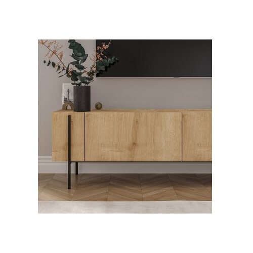 Hanah home Hanah Kućna TV komoda Herman, 160x45,6x31,4 cm, Hrast Cene
