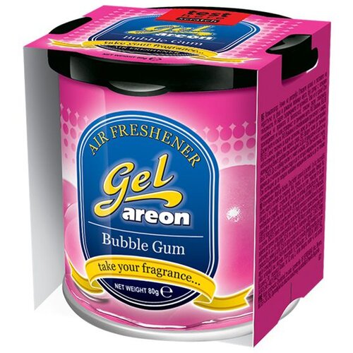 Areon Osvežilec za avto gel AREON Bubble Gum (vonj žvečilnega gumija) Slike