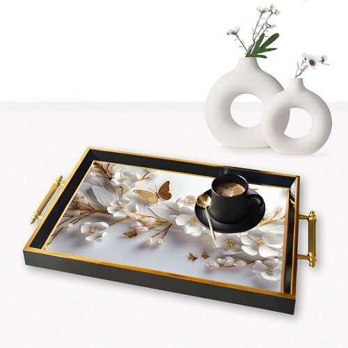 Aberto Design Poslužavnik TPA9810 50 x 29 x 3.5 cm, &amp;Scaron;areni Slike