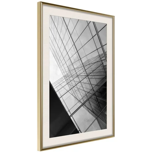  Poster - Steel and Glass (Grey) 40x60