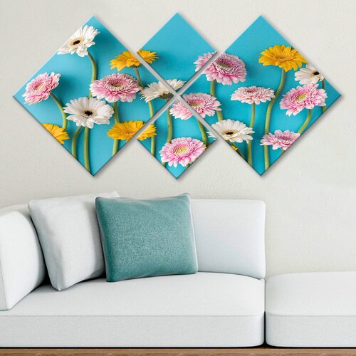 Wallity slika 4MDF26151561, 60x115 cm, 4 dela Cene