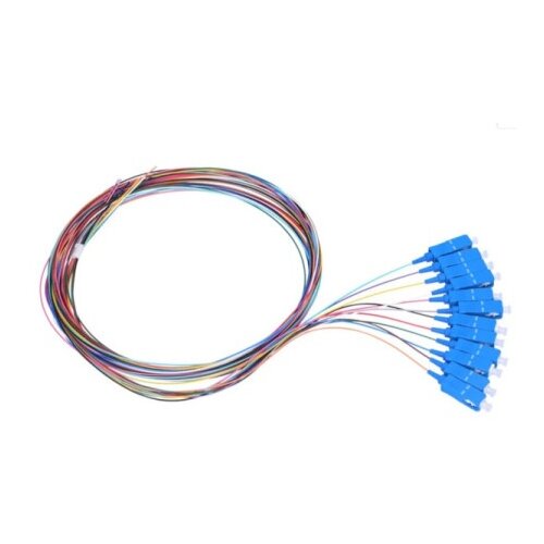 Extralink pigtails set sc/upc sm g.657a1 12pcs 12-colours ( el082 ) Slike