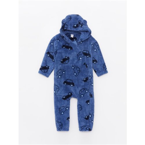 LC Waikiki Hooded Long Sleeve Plush Baby Boy Rompers Slike