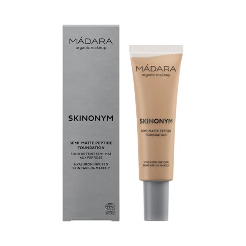 MÁDARA Organic Skincare SKINONYM Semi-Matte Peptide Foundation - 55 Clay Cene