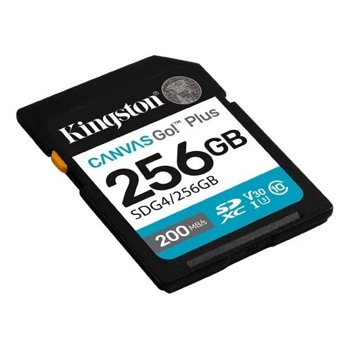 Kingston Technology Canvas Go! Plus 256GB SDXC Canvas Go Plus Gen4 200MB /s C10 UHS-I U3 V30 Slike
