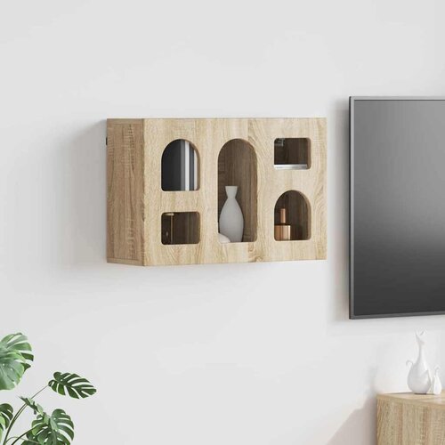 Viseći ormarić Sonoma hrast 60 x 20 x 40 cm Konstruirano drvo Slike