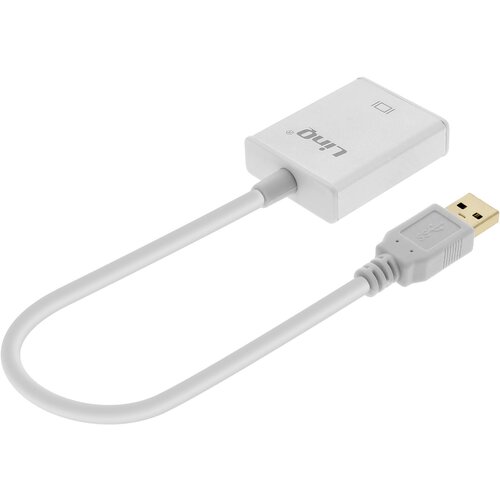 LINQ USB 3.0 v HDMI ženski v Full HD video adapter srebrne barve, (20524286) Cene