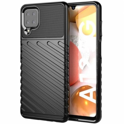 Nillkin silikonski ovitek tunder armor za samsung galaxy A12 A125 - črn Cene