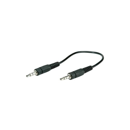 Roline 11.09.4500 utičnica audio priključni kabel [1x 3,5 mm banana utikač - 1x 3,5 mm banana utikač] 0.20 m crna sa zaš Cijene