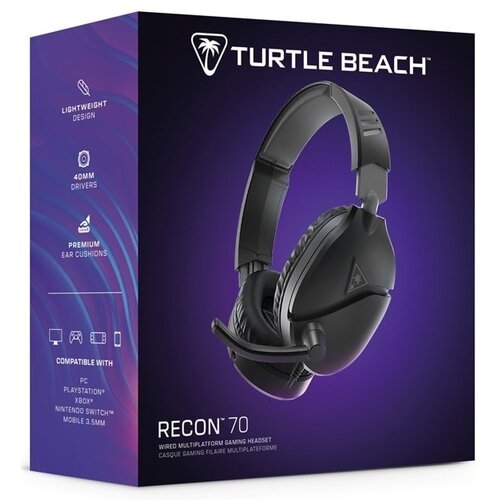 Turtle Beach Recon 70 žične slu&scaron;alke črne barve za PC & PS5 & PS4 & Xbox Series & Xbox One & Switch Cene