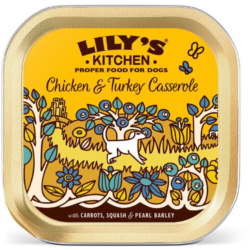 Lily's Kitchen chicken & turkey casserole adult - piščanec in puran - 150 g 150 g Cene