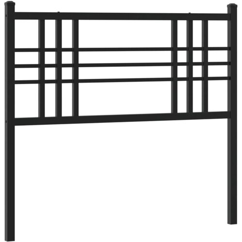 Maison Chic Kovinsko Posteljno vzglavje - Vzglavna omarica - Nočna omarica črno 90 cm, (21704874) Cene