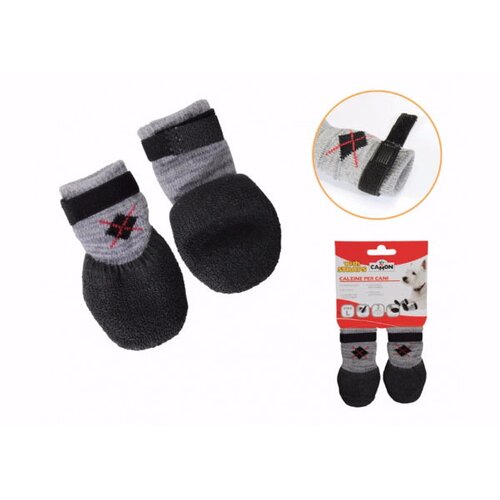 Camon non-slip nogavice, črne lateks podplat - L (2 kos) Cene