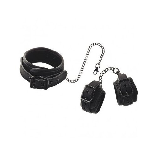 Fetish Submissive Ovratnica z lisicami Cene