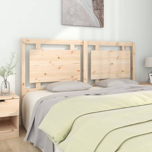 vidaXL Posteljno vzglavje 165,5x4x100 cm trdna borovina Cene