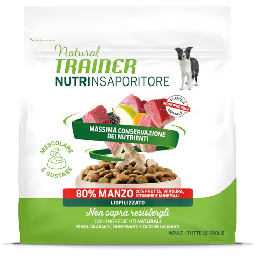  Ekonom. pak. Natural Trainer NutrInsaporitore Toppers Adult, liofilizirano 7x 120g - Govedina Slike