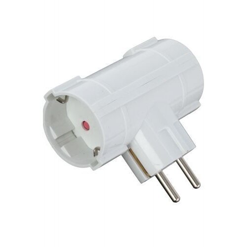 Commel strujni razdjelnik dvostruki (bijele boje, 16 a, 3.500 w) Slike