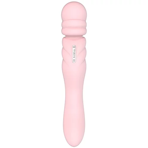Nalone vibrator Jane Double, svijetlo ružičasti